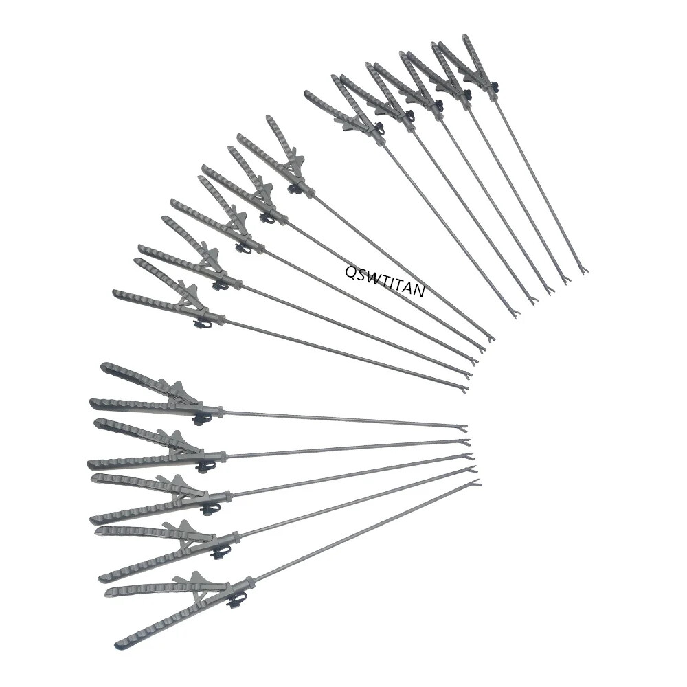 Laparoscopic Needle Holder Forceps Laparoscopic Simulation Instruments