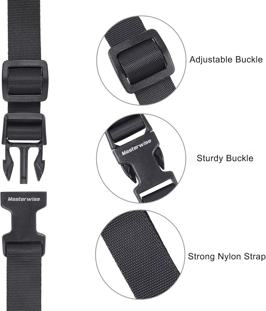 Luggage Strap, 2/4 Pack Heavy Duty Utility Strap with Quick Release