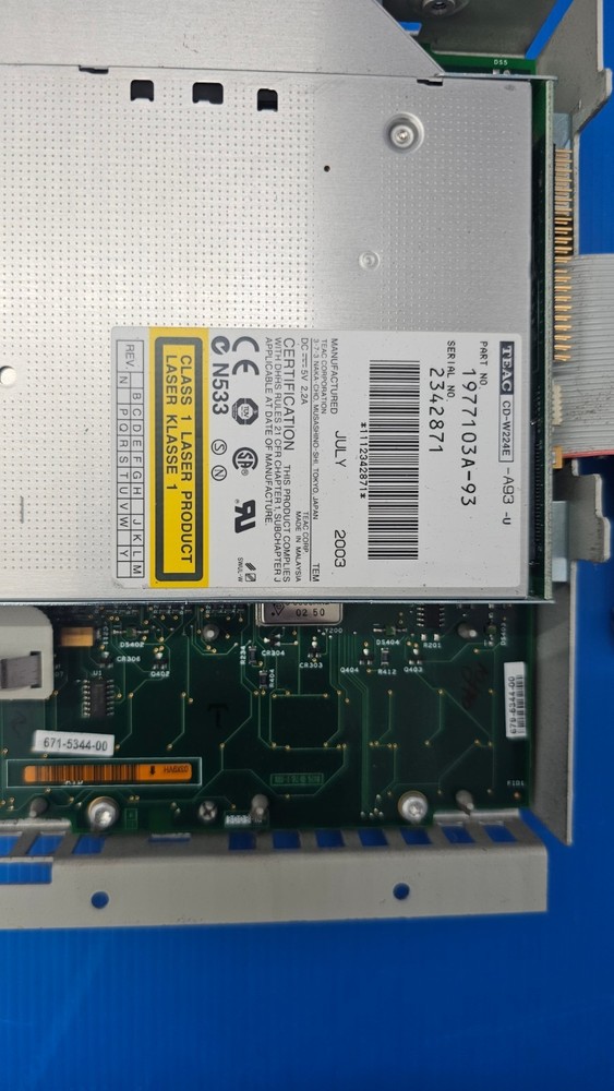 Tektronix 671-5344-00 Front panel 679-5344-00