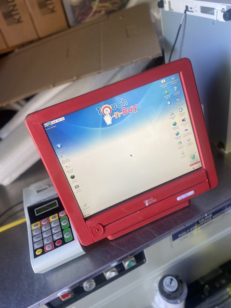 Blackstone Touch N Buy Machine + Key Pad W/ Windows XP Program Works Tested