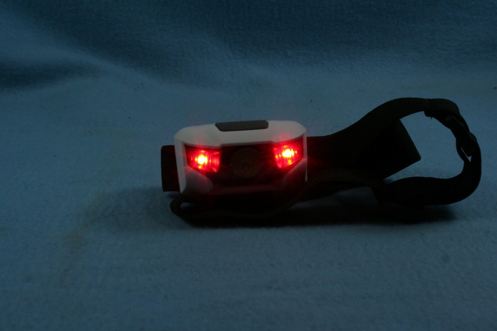 Cascade Headlamp LED White and Red Beams