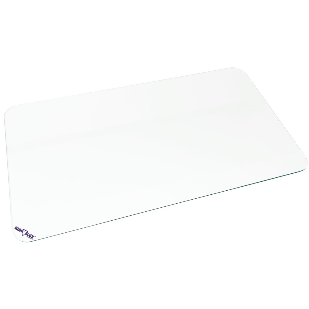 Marvelux Tempered Glass Desk Pad, Clear Surface Protector, Multi-Purpose Dura...
