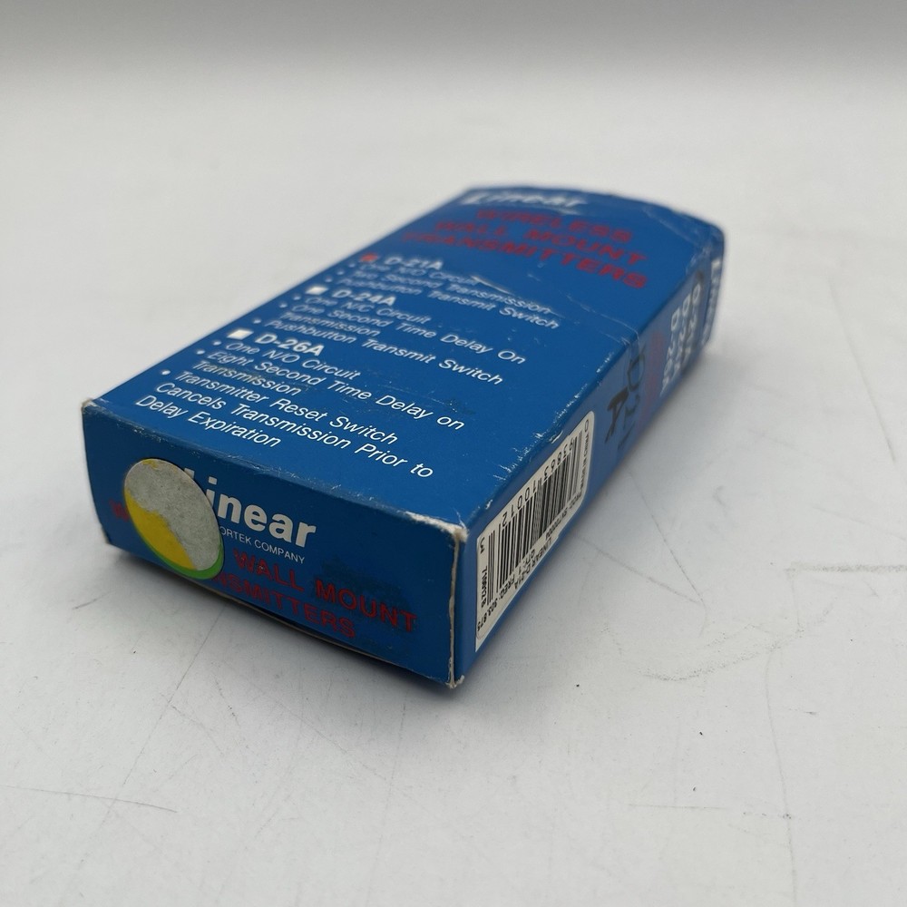 BRAND NEW!! Linear Wireless Wall Mount Transmitter Pushbutton Beige - D-21A