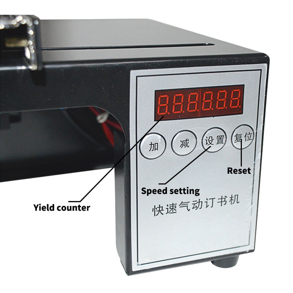 Three-head pneumatic stapler binding machine automatic electric stapler