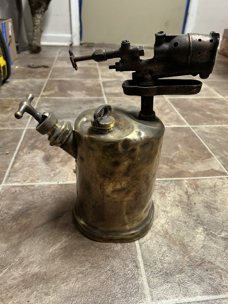 Antique Clayton Lambert Brass Plumbers Torch