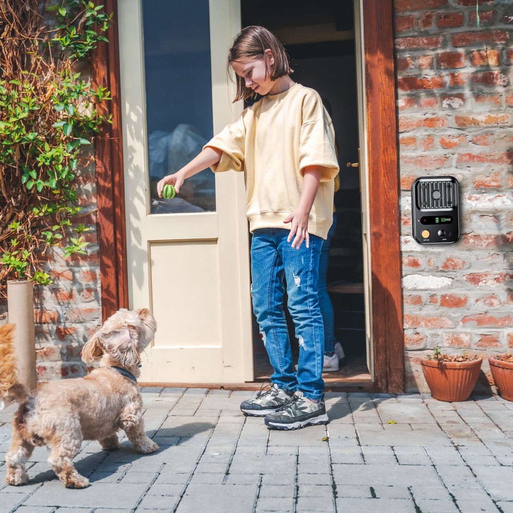 Anti-Barking Device Rechargeable Waterproof Training Box w/ 3 Frequency Control