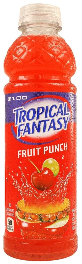Fruit Punch Premium Juice Cocktail, 20 Oz
