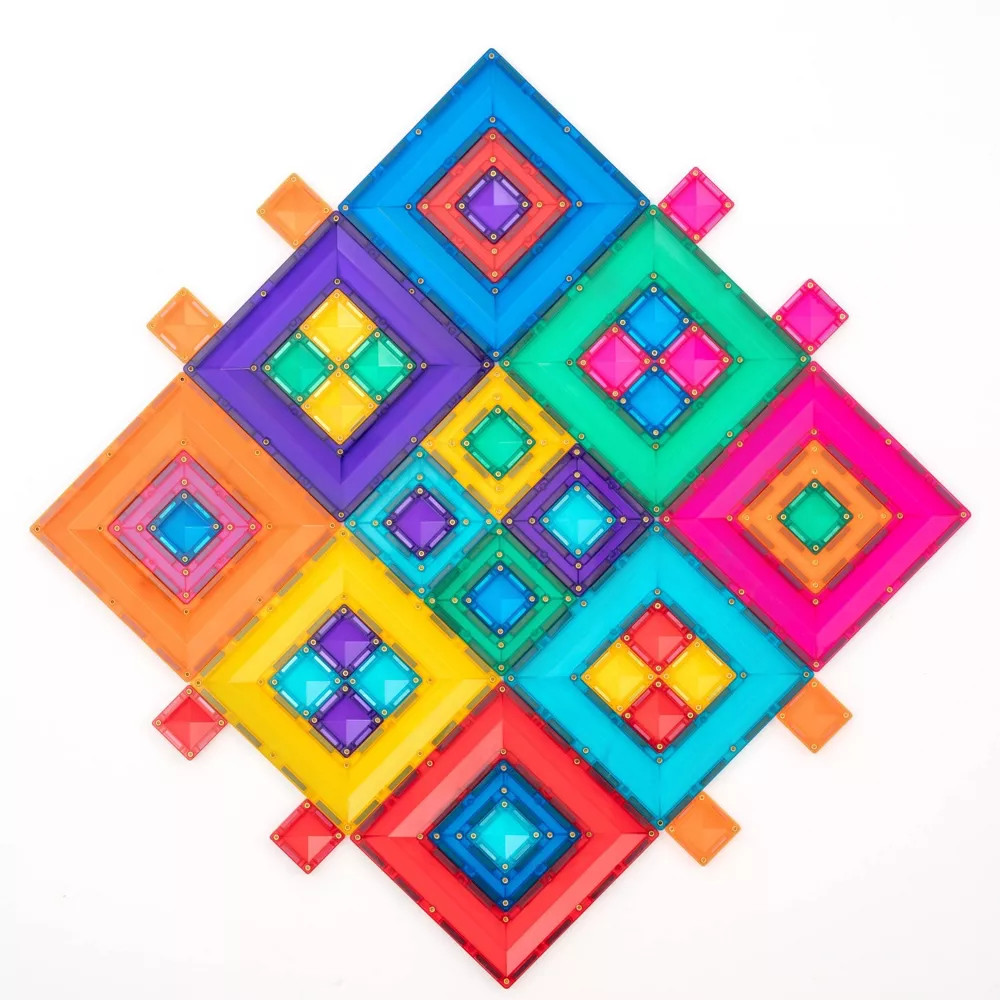 CONNETIX Magnetic Tiles Bright Portal Pack 48pc