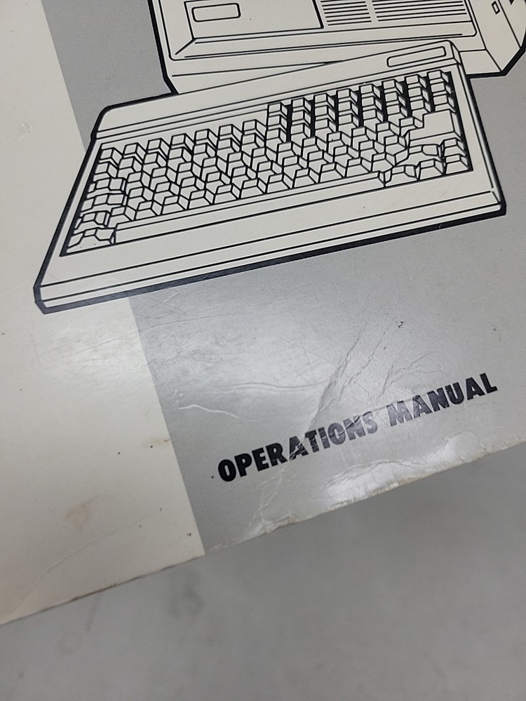 Genuine Manual For Datavue 25 Portable Lunchbox Personal Computer