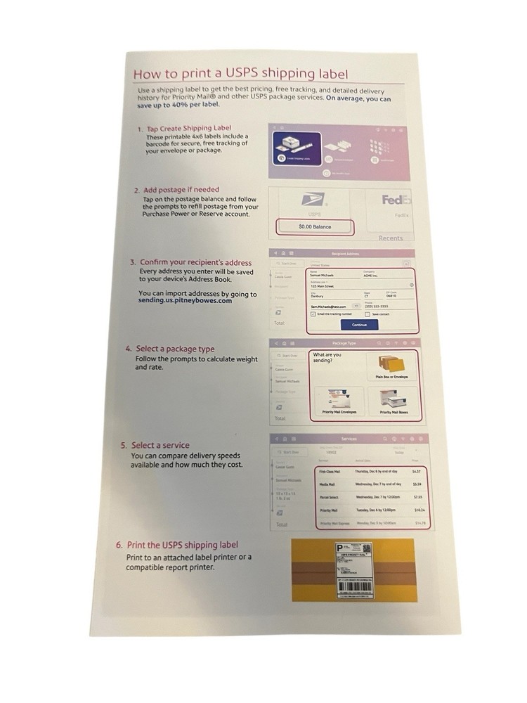 Envelope Drop Stacker Pitney Bowes HZ80001 Open Box Manuals Included