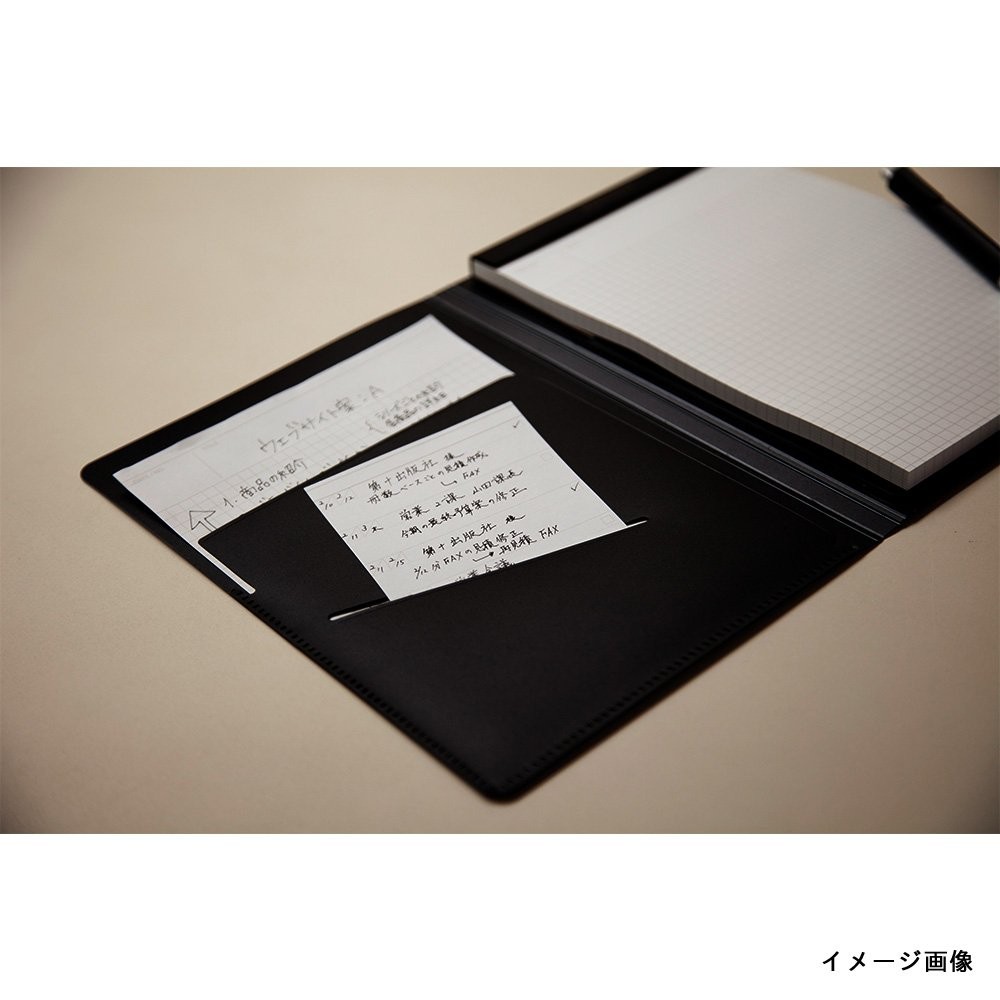 Mnemosyne Hn188a A5 Notebook With Folder Black