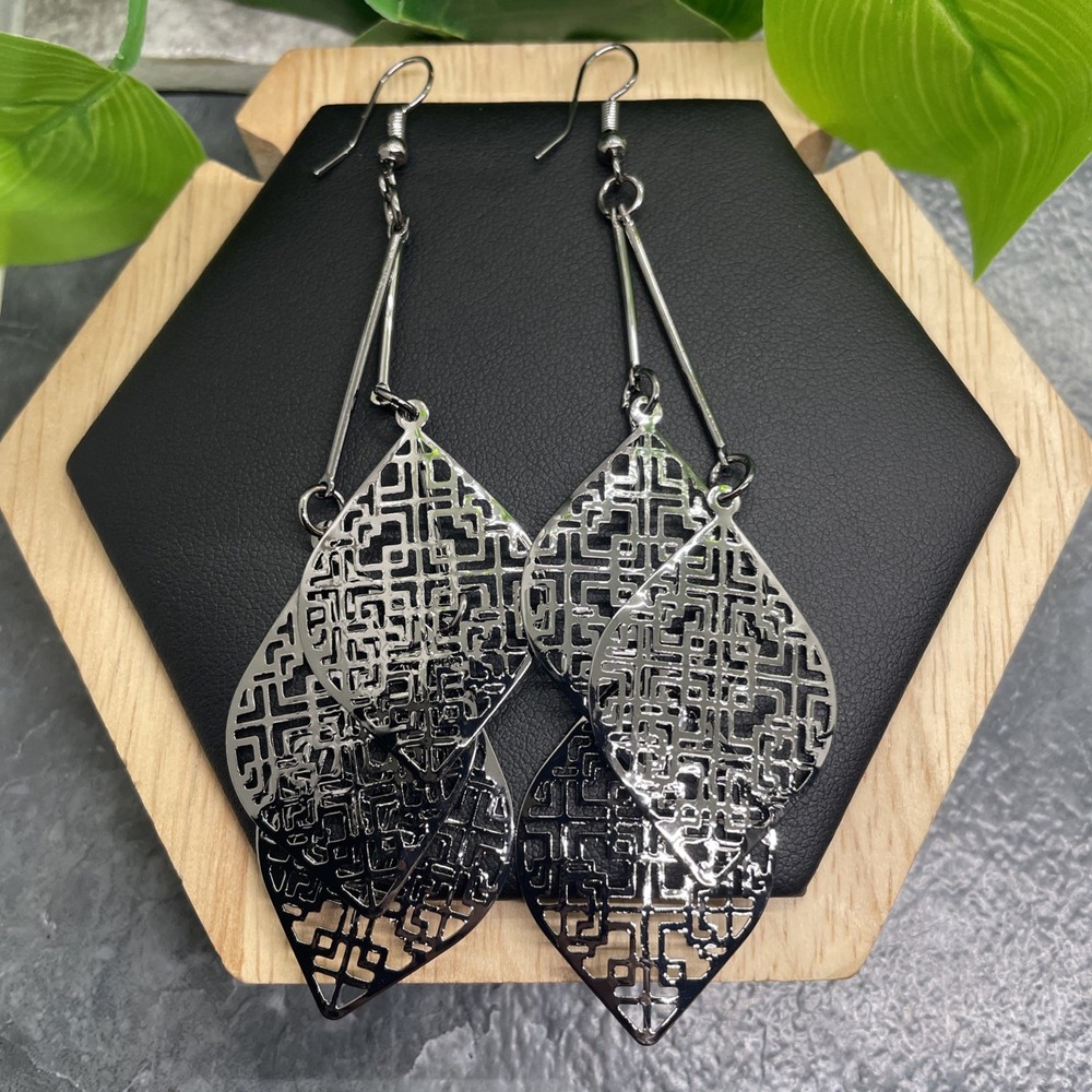 4” Bohemian Hook Retro Earring Set Drop Dangle New Free Ship B6332
