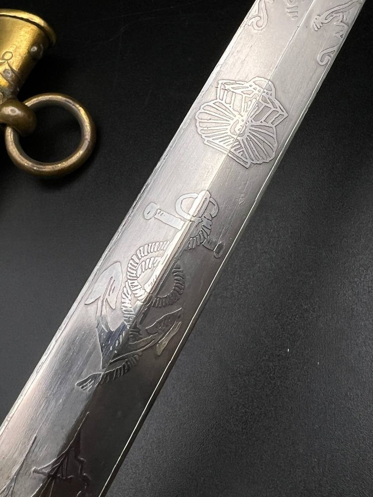 Ottoman Navy Dagger with Belt and Hangers