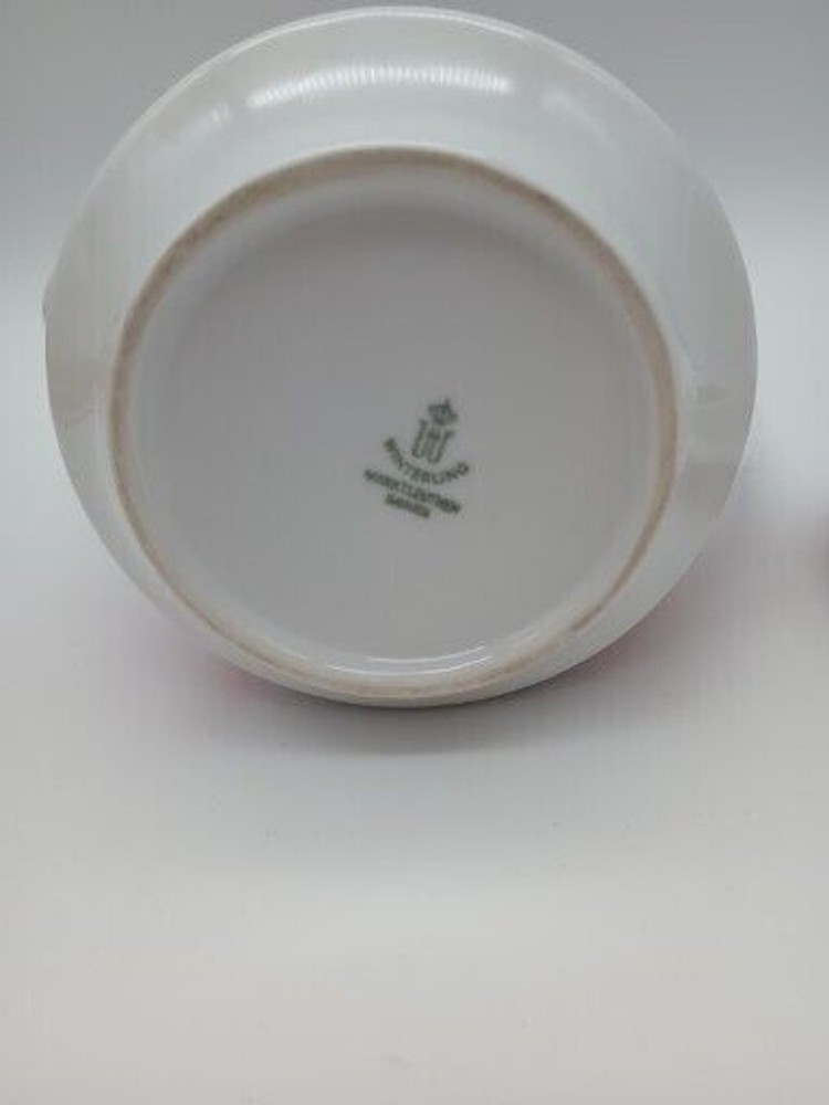 Winterling Marktleuthen MCM Teapot Red White Bavaria