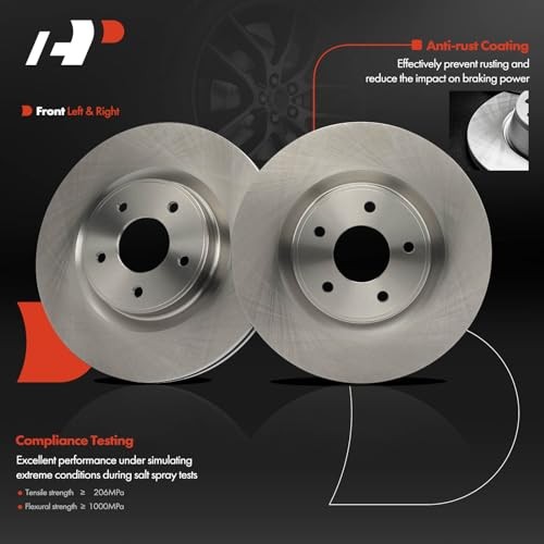 12.60 inch (320mm) Front Vented Disc Brake Rotors Compatible with Select