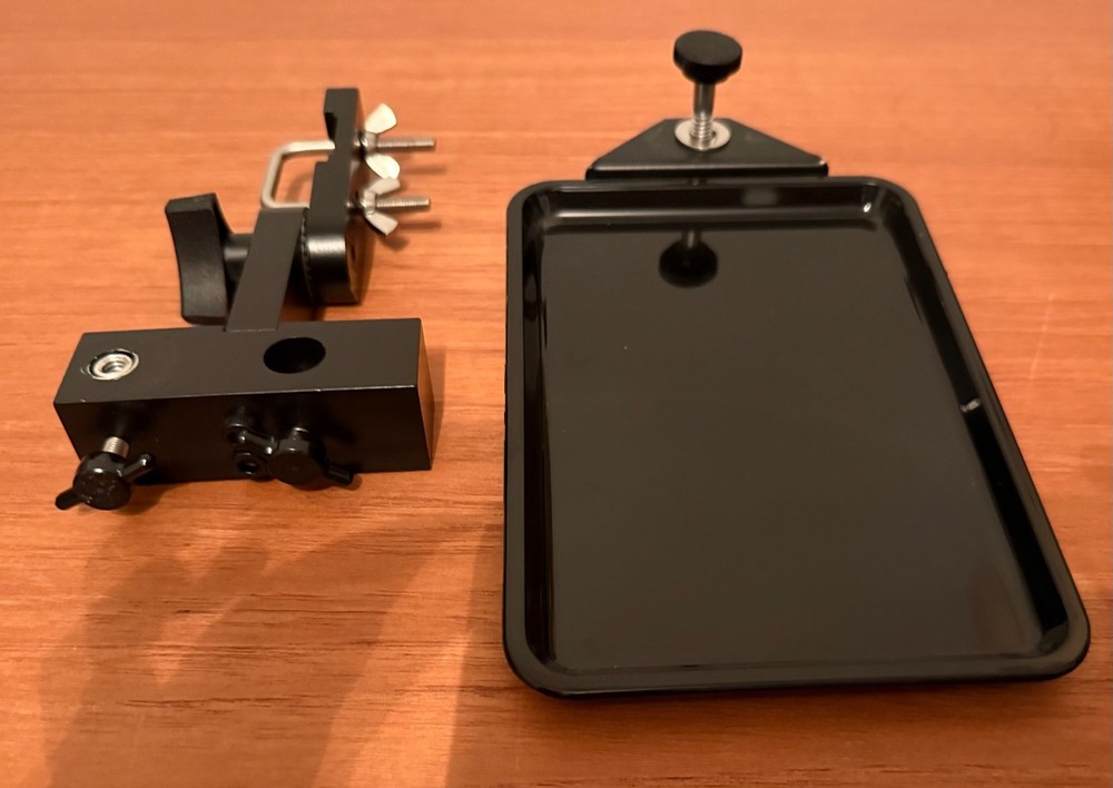 NEEDLEWORK SYSTEM 4 LIGHT/ACCESS HOLDER & SCISSOR TRAY...NEW