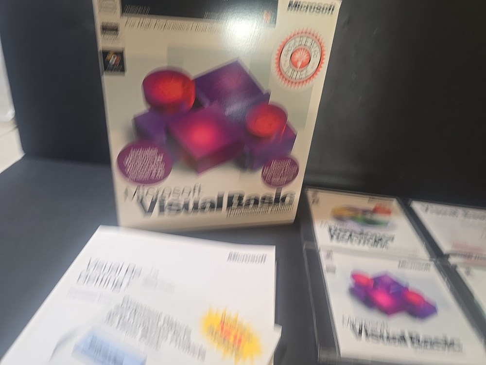 Microsoft Visual Basic Professional Edition Version 5.0 Academic CD Media