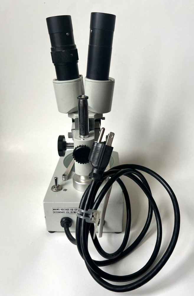 Vintage School Microscope Tested Made in PR China
