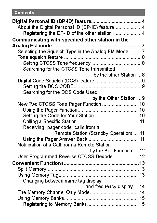 Yaesu FT-70Dr FT-70DE Advanced Instruction Manual Guide Coil Bound
