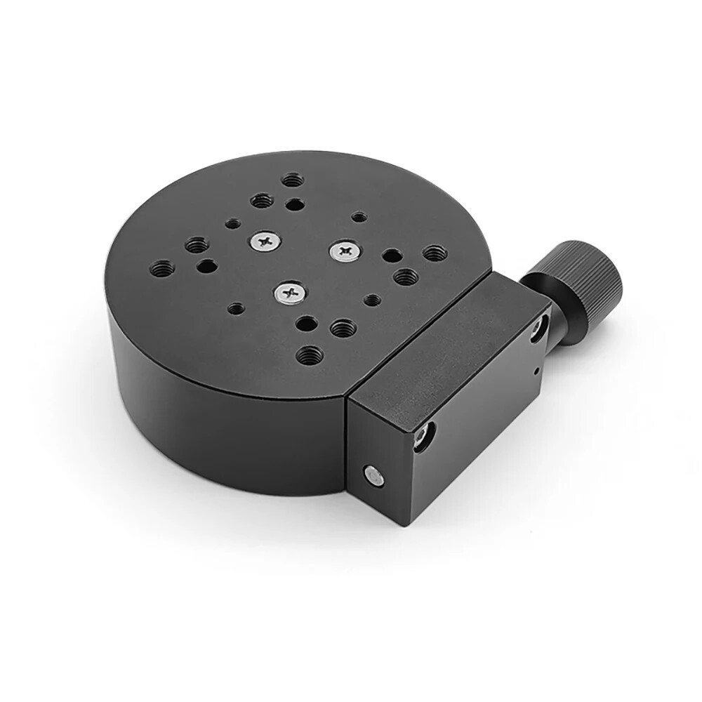 Manual Rotary Stage R Axis 360 Degree Rotating Platform Angle Adjustment 100MM