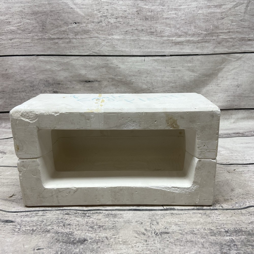 Ceramic Slip Casting Mold Square Eagle Planter #272