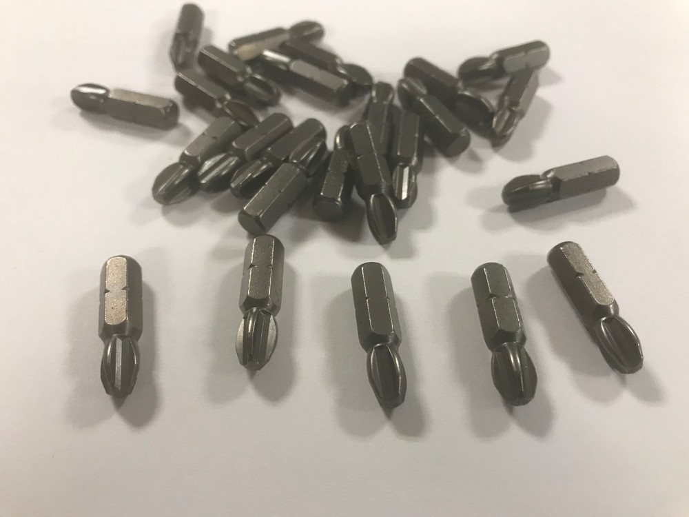 Hanson 92019 #3 Phillips Insert Bits, Lot Of 25 Pieces
