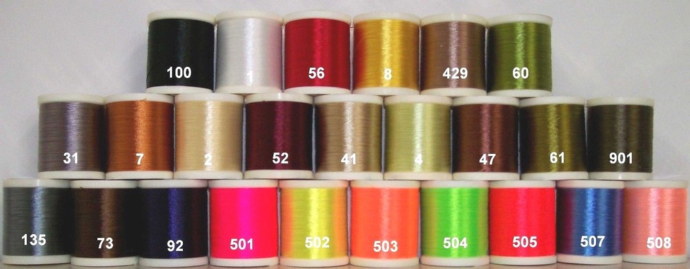 Danville 140 DENIER FLYMASTER PLUS WAXED THREAD 100 Yard Spools Fly & Jig Tying