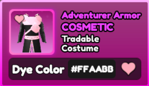 World Zero WZ - COSMETICS - #FFAABB (LOVE) - ACCESSORY - COSTUME
