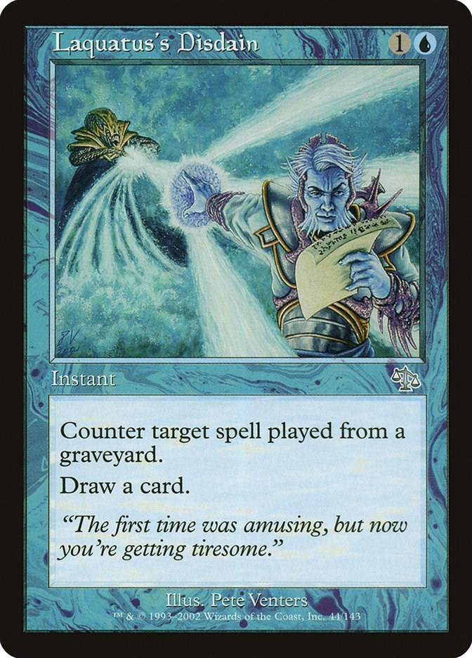 Laquatus's Disdain Judgment 44 MTG MP