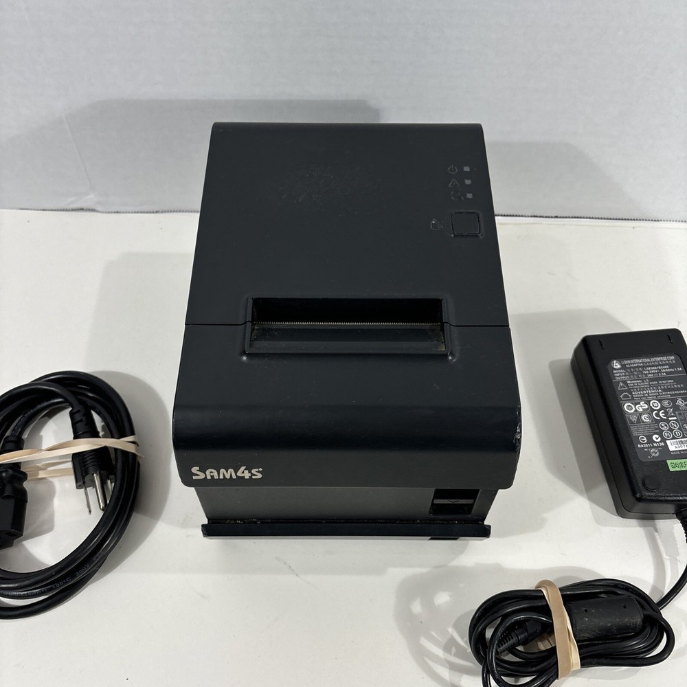 Sam4S Thermal POS Printer ELLIX 20S With AC Power Supply Tested & Working