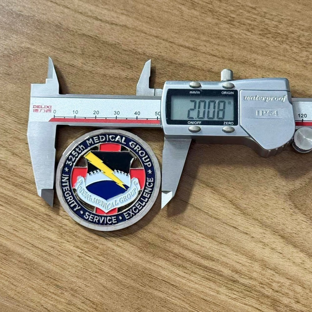 325th Medical Group Checkertail Medics Commander Challenge Coin 3#5
