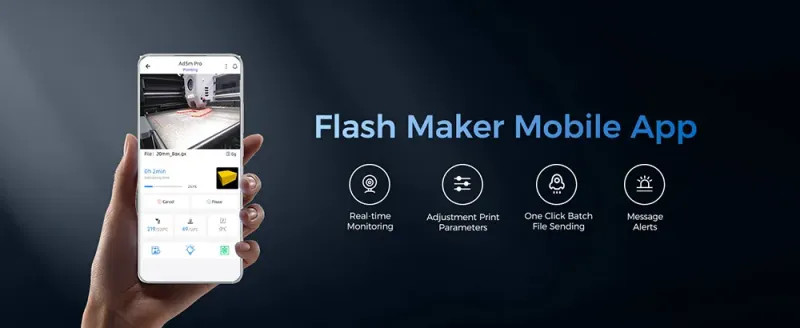 Flashforge Adventurer 5M 3d Printer High Speed Full-auto Leveling