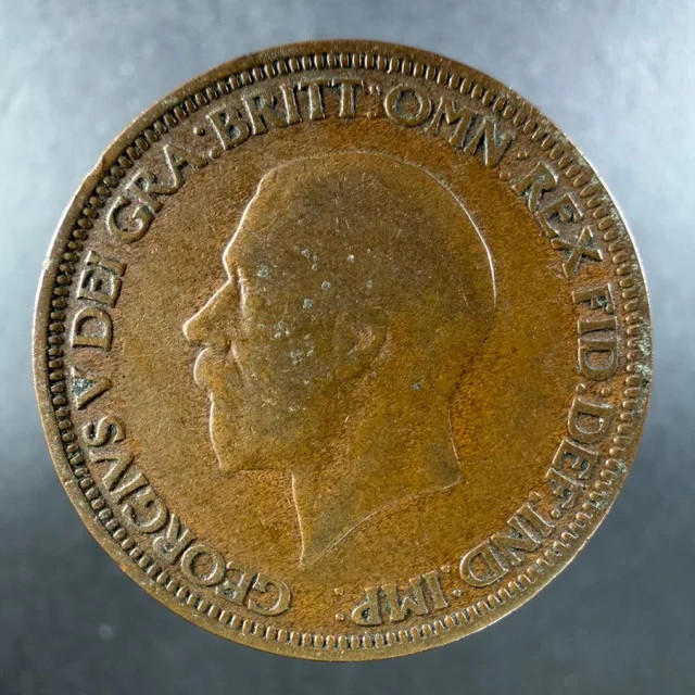 1930 Great Britain Half Penny Lightly Circulated