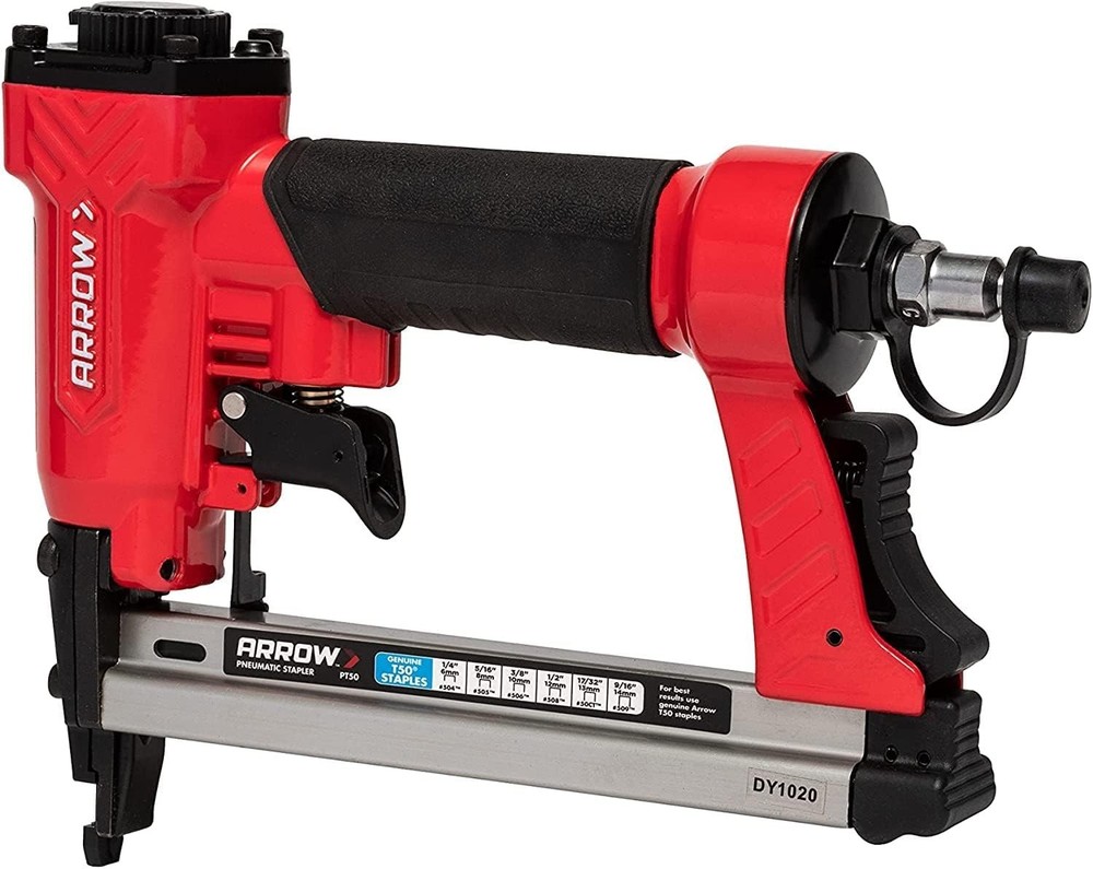 Professional Arrow PT50 Pneumatic Staple Gun - Quick, Safety-Driven Stapling