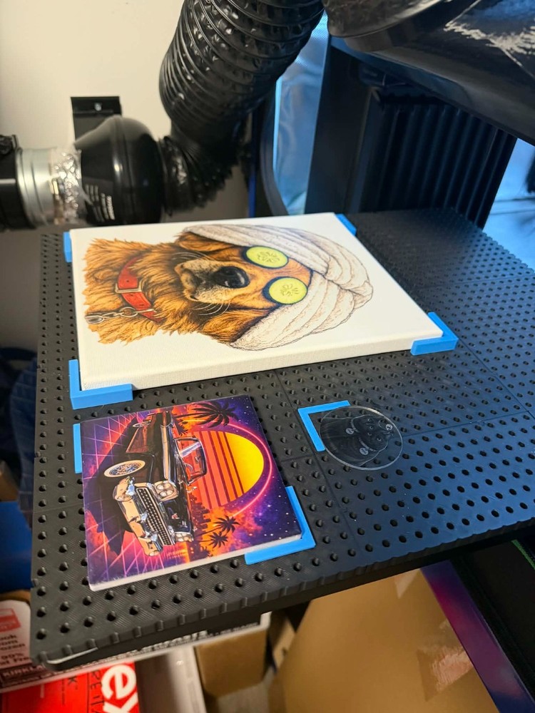 EufyMake E1 UV Printing Alignment Jig System | Modular Corner Guides, Batch Tool