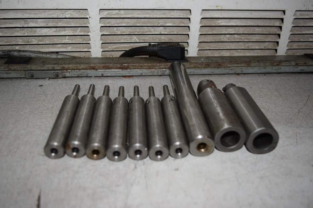Boring Bar Extensions Adapters Bushings Tool Holders Lot