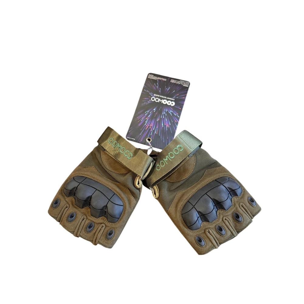COOWOO Tactical Half-Finger Gloves – One Size