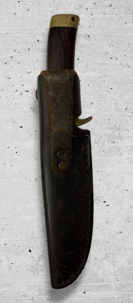 Robert Parish 17 Fixed Blade Knife w/ Leather Sheath