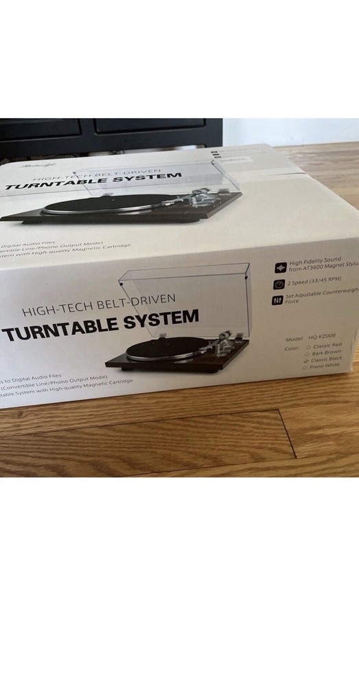 Retrolife HQKZ-006 High-Tech Belt-Driven Turntable System