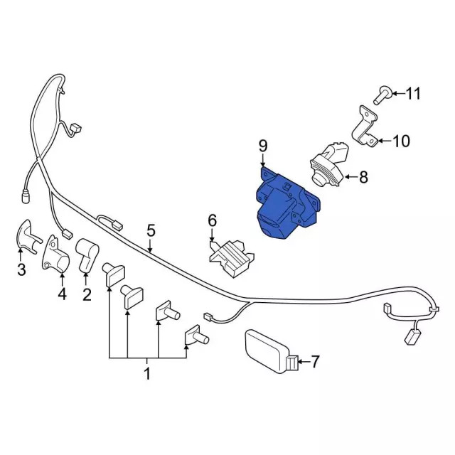 Genuine Ford Collision Avoidance Camera Bracket FB5Z19H421AA