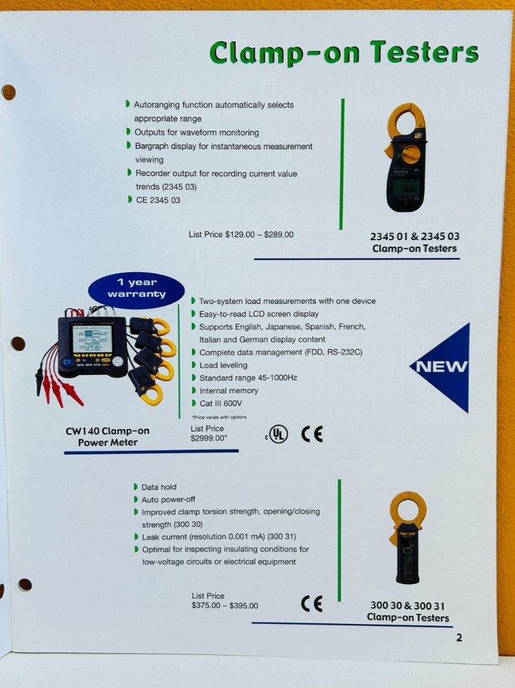 Yokogawa Corp YEW 00A02B02-E-A 2001 Measurement & Control Catalog.