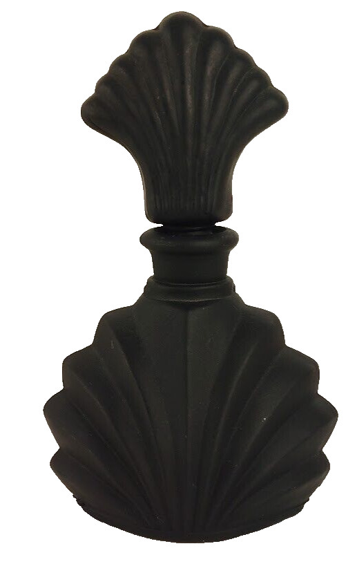 Vintage Bonaldi's Matte Black Perfume Bottle