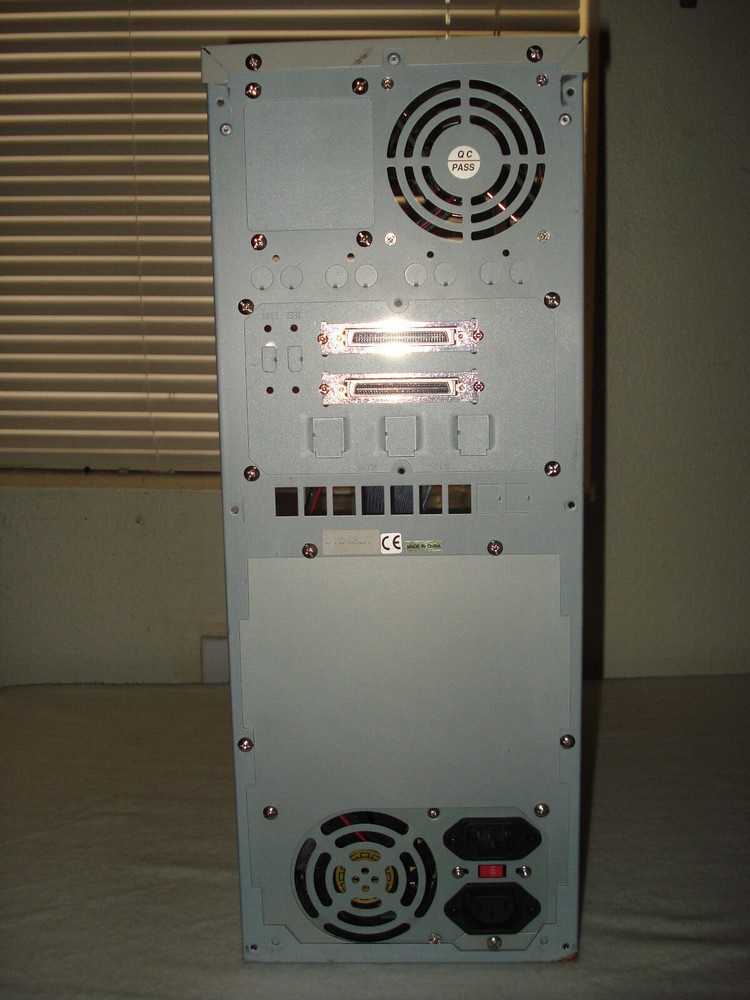 VINTAGE GENERIC SCSI EMPTY PC ATX TOWER COMPUTER CASE -ANTEC POWER SUPPLY-