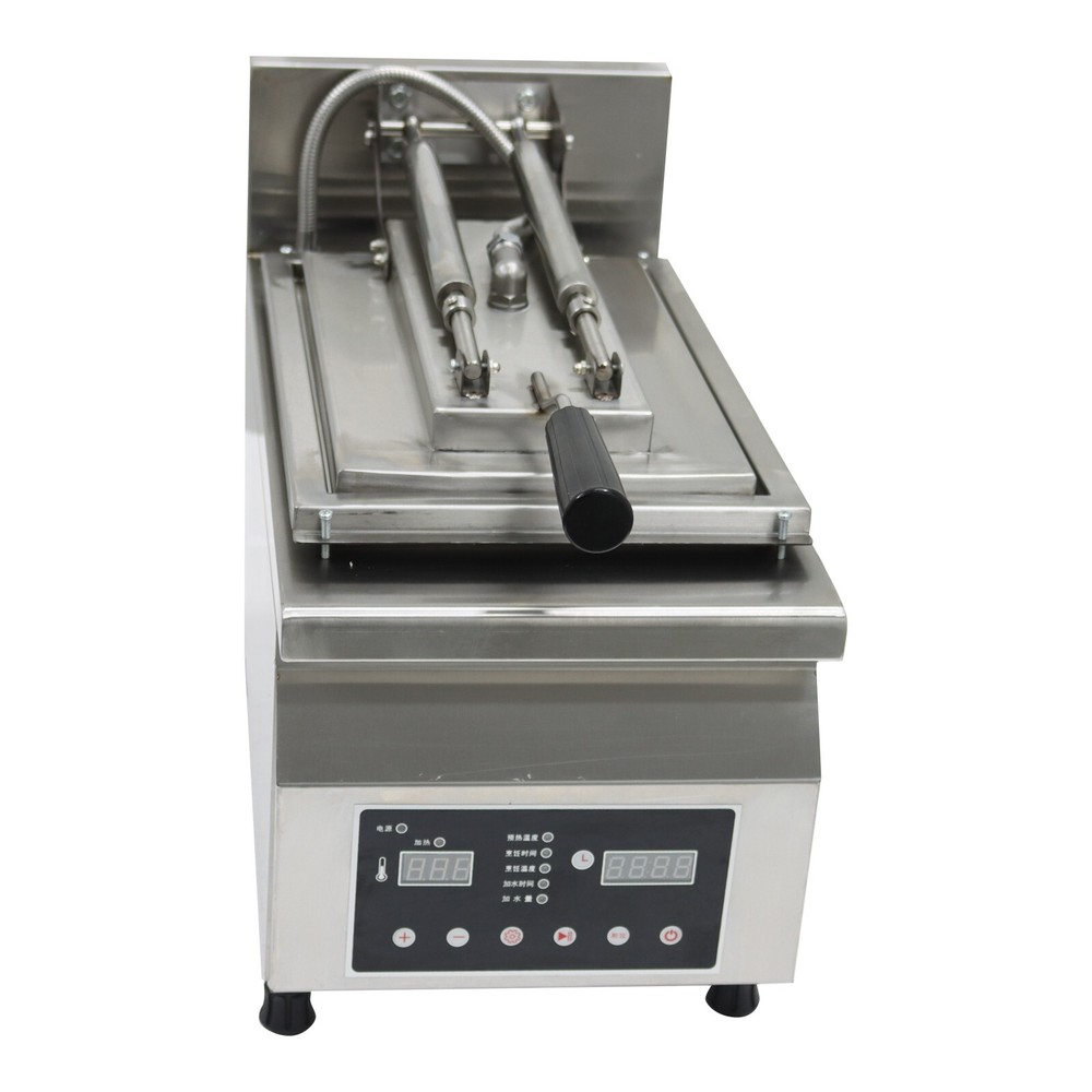 220V Stainless Automatic Dumpling Frying Machine Fried Steam Dumpling Maker