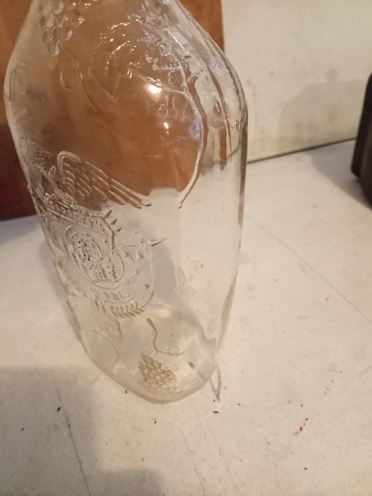 Vintage Decorative Garrett Wine Bottle Tall Quart