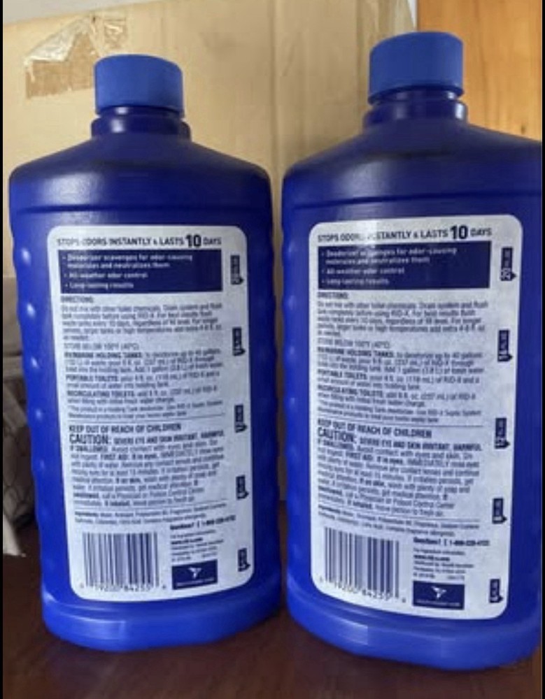 Rid X Deodorizer, 2 Bottles, See Description