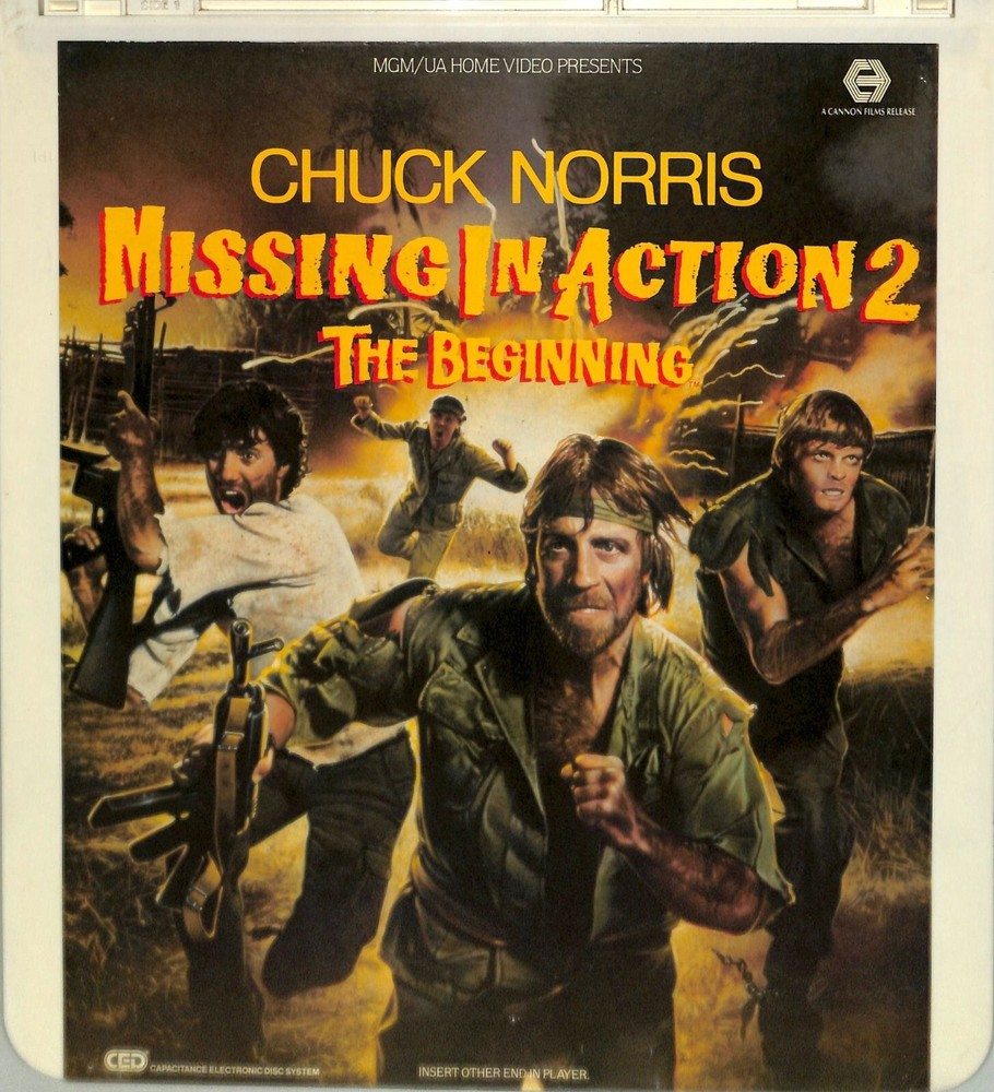 Missing in Action 2: The Beginning (1985) Vintage CED Videodisc
