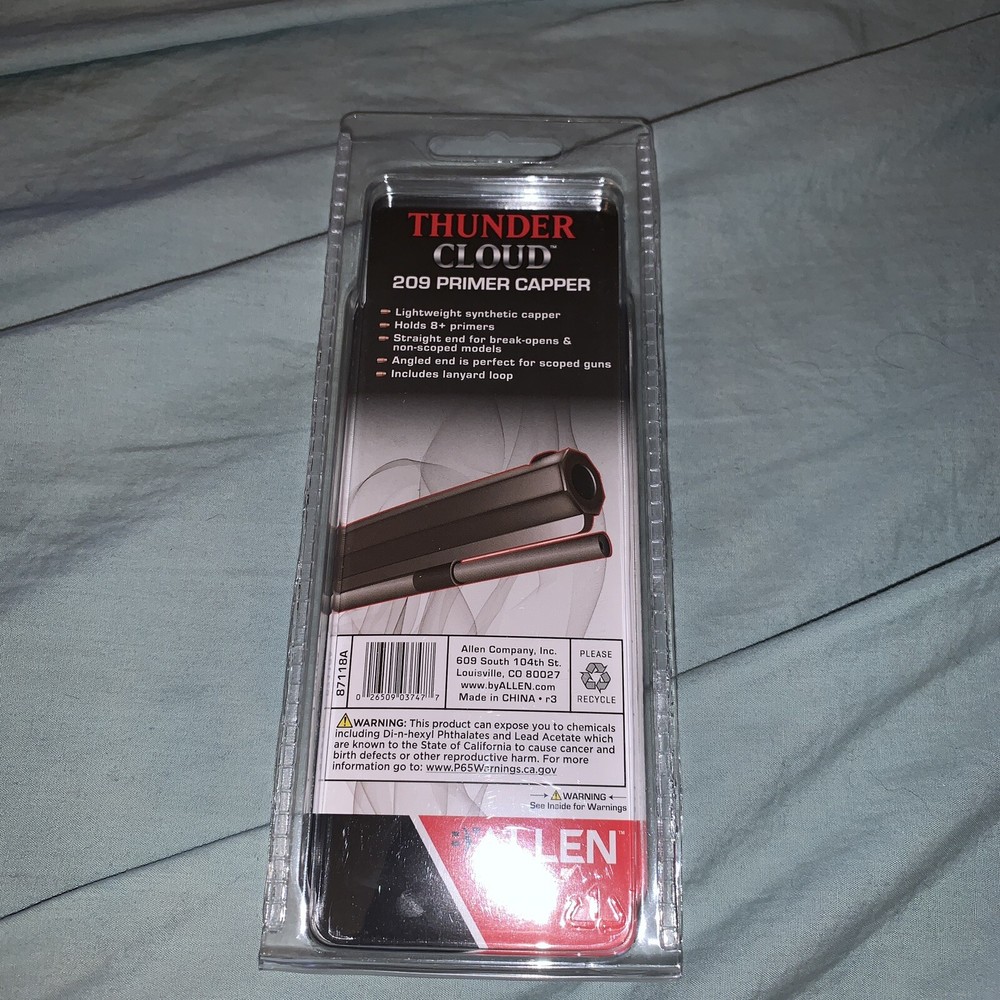 Allen Thunder Cloud 209 Primer Capper for Muzzleloader Black Powder 87118A Deer