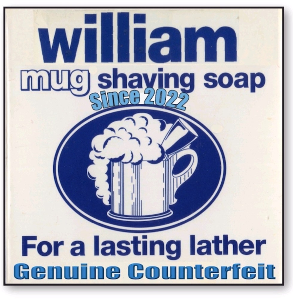 Genuine COUNTERFEIT "William" Shaving Soap! 2 Boxes! Make An Offer!!!