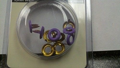Large Purple Eyelet Brads